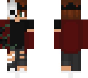 split masked man