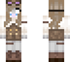steampunk ghost! (happy skintober!)