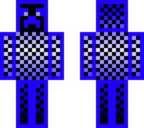 toxic blue neon skin