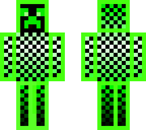 toxic green neon skin