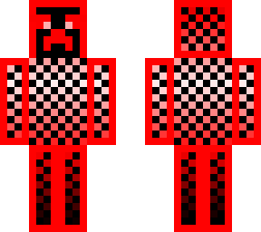 toxic red neon skin