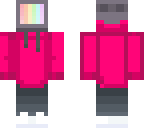 tv head but pink