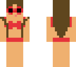a day at the beach (red)