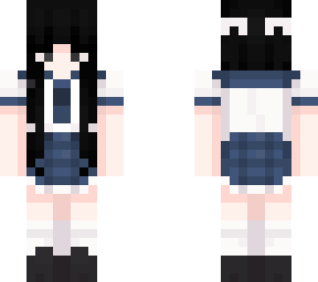 astronotty astroknotty blue outfit black hair