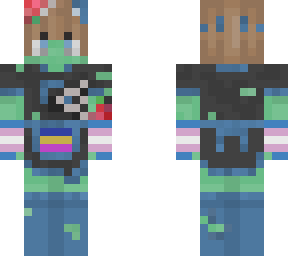 blu zombie maid uwu