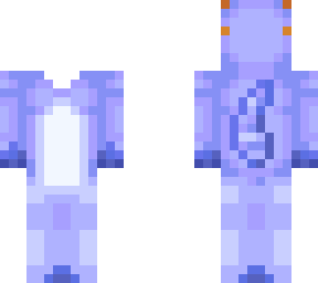 blue axolotl onesie template