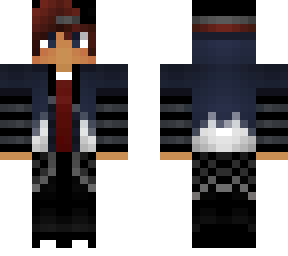 blue jacket boy