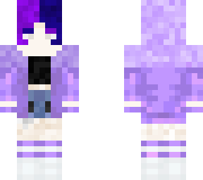 blue purple boy with girl clothes