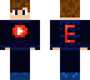 cool youtuber skin e