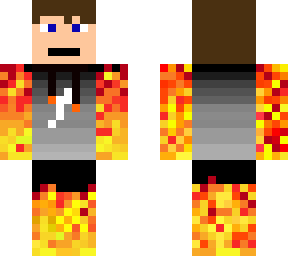 fire boy with brown hair