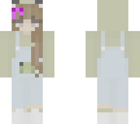 frog girl with cancer ribbon