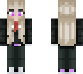 girl in a suit
