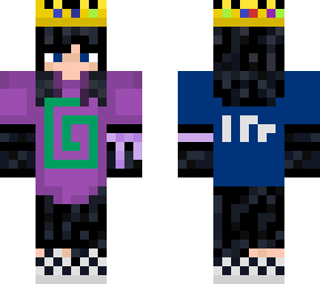 girl karlnapity skin with techno crown