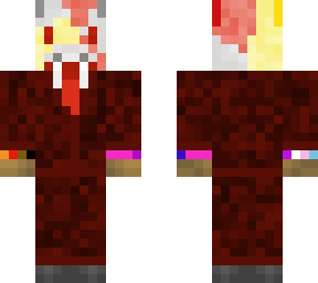 half mooshroom/moobloom in a suit (vampire)