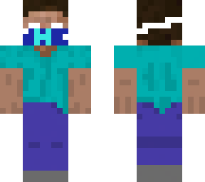 herobrine wearing mask