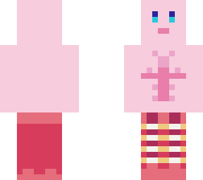 kirby but with a sixpack and egirl shoes