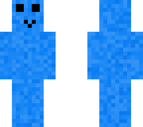 little blue alien [pixelated]