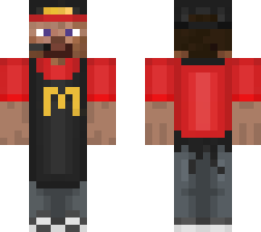 mcdonalds steve skin edit credit to "thenewskeppy" because i used a skin he made