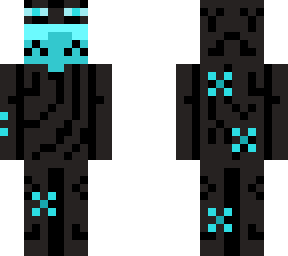 me chilling' in a enderman costume