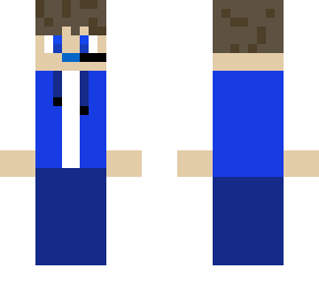 minecraft blue gamer