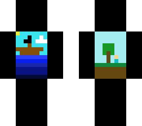 minecraft on a skin