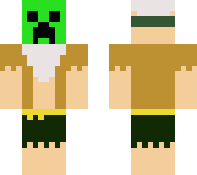 pacheco cara floja with creeper mask