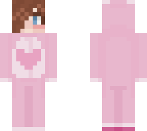 pink heart teddy bear onesie