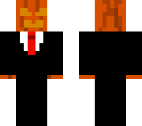 pumpkin in a suit