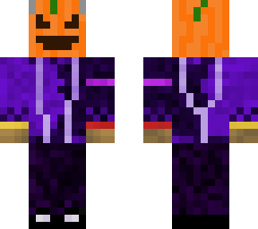 purple angry pumpkin cow person