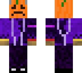 purple sad pumpkin cow person