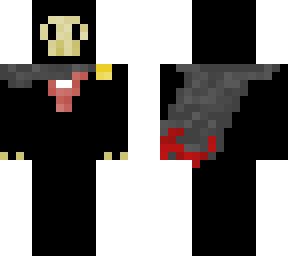 skeleton in cloak man