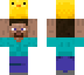 steve holding chick