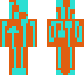 techno twitch blue and orange