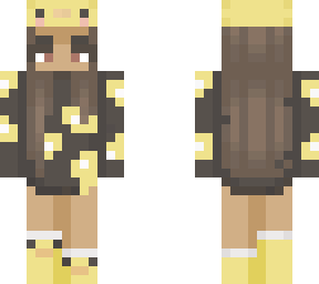 yellow flower duck skin