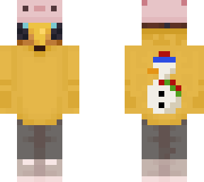 bee with snowman