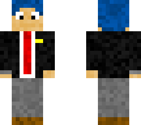 blue  hair man