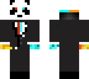 fancy fire and ice panda