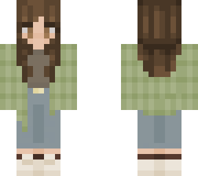 girl with flanel