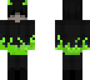 green flames