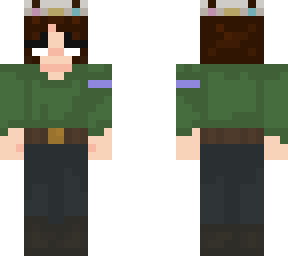 green shirt bun