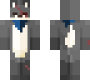 grey fox [with blue bandana!]