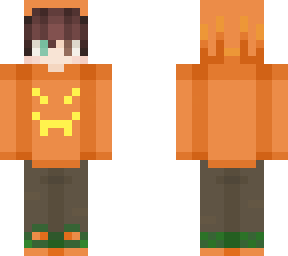 halloween pumpkin boy