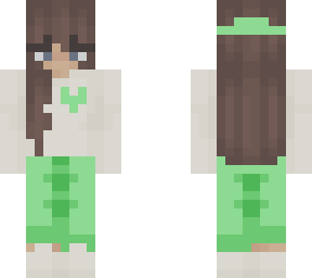 lime green girl