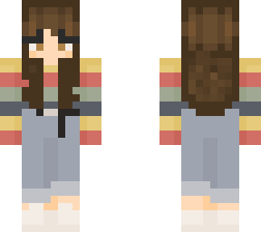 nihachu with brown long hair