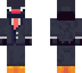 pingu in a suit