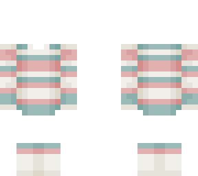pink, blue, and white striped shirt and socks base