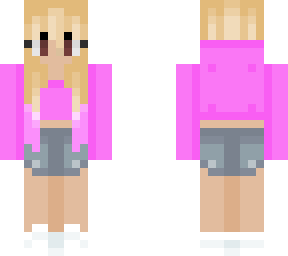 pink hoodie