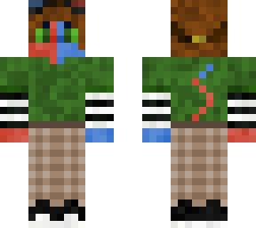 red/blue chill w/tail & goggles