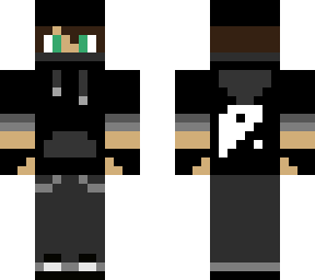 timeglitch (black hoodie) (grey shoes)