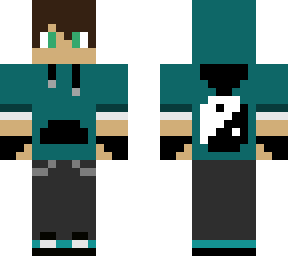 timeglitch (cyan hoodie) (hood on)